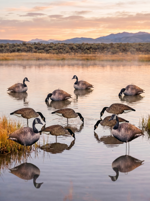 Core Canada goose silhouette decoys
